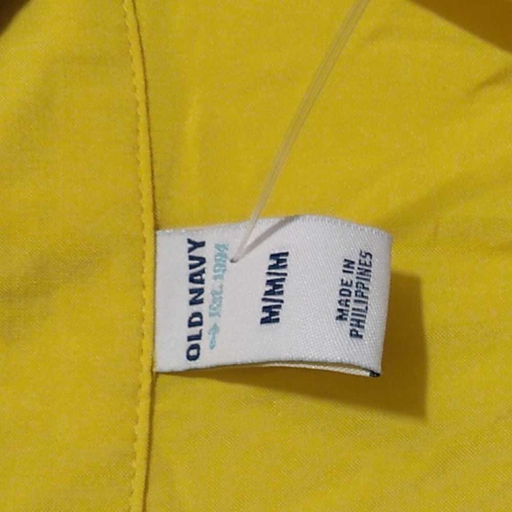 (BX14) SALE! NWT Old Navy Rayon Yellow Tunic ๐ Sz.M - Picture 5 of 9